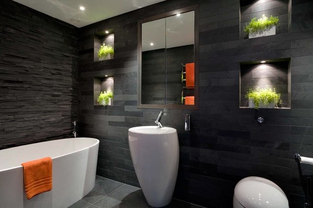 contemporary master bathroom