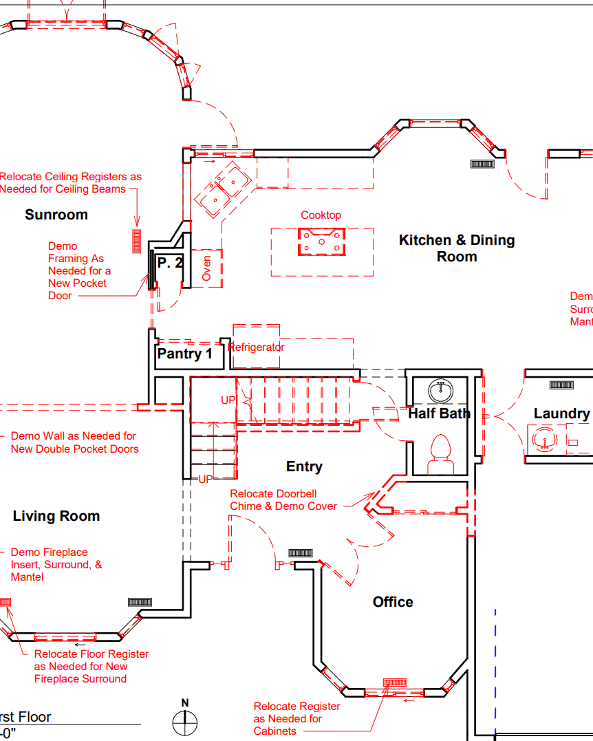 Portland Beaverton Whole House Remodel Design Build v1 Portland Beaverton Whole House Remodel Design Build Demo Plan v1